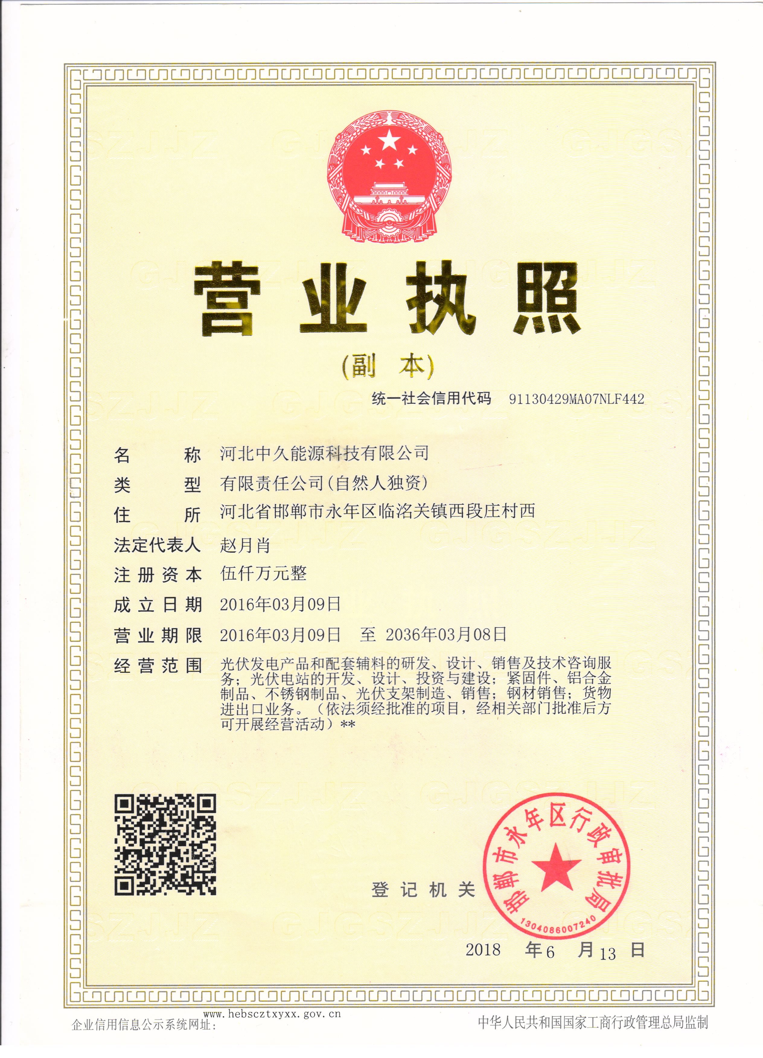 Business license